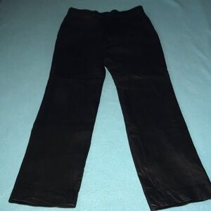 𝅺MICHAEL HOBAN NORTH BEACH leather jean style black fully lined NEW size 32